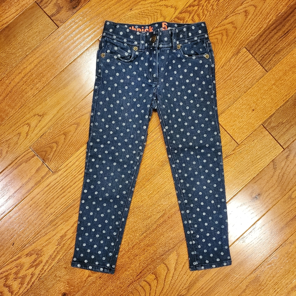Crewcuts Toothpick Jean's, Size 5